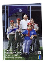 Phil Rizzuto Signed 1995 Celebrity Golf Classic Program BAS - £68.64 GBP