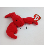 Vintage 1993 Ty Teenie Beanie Pinchers The Lobster 6&quot; Bean Bag Plush Wit... - $236.65 MXN