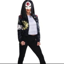 NEW Suicide Squad KATANA Womens Costume M 8-10 Halloween Cosplay Wig Mask (FLAW) - £19.91 GBP