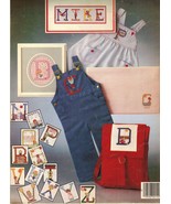 Vtg 1979 Cross Stitch Needlework Boys Girls Charted Alphabets Crissinger... - £10.19 GBP