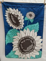 Garden Flag 29 x 41 Double Sided Fall Colors Three Sunflowers - $10.00