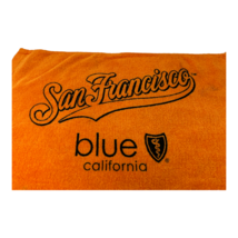 MLB San Francisco Giants Orange Promotional Rally Towel Blue Cross of California - £5.63 GBP