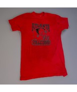  Vintage 1980s Atlanta Falcons T-Shirt Size Large Rare Logo 7 Indianapolis  - $82.07 CAD