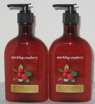 Bath &amp; Body Works Nourishing Hand Soap Pump Butt Lot 2 Sparkling Cranberry Cider - £17.23 GBP