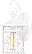 Exterior Wall Lantern Light Fixture Vintage Sconce Farmhouse Glass Porch... - £60.94 GBP