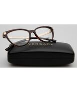 NEW VERSACE MOD.3271 108 Havana EYEGLASSES FRAME 54-16-140mm B40mm Italy - $132.29