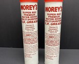 2 MOREY&#39;S SUPER RED Premium EP2 Waterproof Grease New NOS 3-106 - $18.70