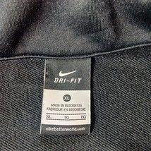 Nike Dri Fit Men's Black Full Zip Pockets Jacket Size XL Chest 49" image 3