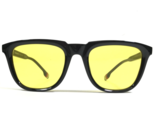 Burberry Sunglasses George B4381-U 3001/85 Polished Black Yellow Lens 54... - $163.34