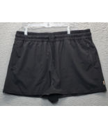 Ocean Pacific Swim Trunk Shorts Womens XL Black Pleated Zip Pocket Elast... - $27.82 CAD