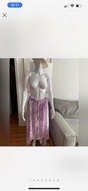 Raviya Size L Purple Tie Dye Beach Cover Up High Low Skirt Elastic Waist... - €17,53 EUR