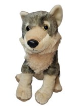 Wild Republic Europe Timber Wolf Plush Realistic K&amp;M International 12&quot; - £9.19 GBP