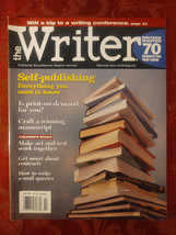 The Writer Magazine February 2003 Self-Publishing Mary Janice Davidson M J Rose - £8.60 GBP