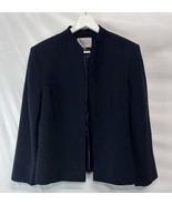 Le Suit  All-Season Classic Professional Black Blazer Open Front Jacket 14P - $33.87 CAD