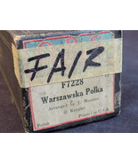 PLAYER PIANO SONG ROLL QRS F7228 WARSZAWSKA POLKA POLISH SONG WORD ROLL - $16.23 CAD