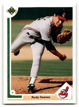 1991 Upper Deck #358 Rudy Seanez    Cleveland Indians Baseball Cards EX ID:58200 - $1.67