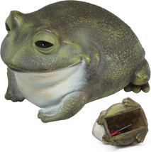 Spare Key Hider Frog Shape Garden Decoration Safe Holder For Outdoor Yar... - £24.67 GBP