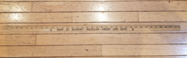 Vintage McCrory McLellan Green Wood Promotional Yardstick - £10.27 GBP
