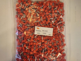 (1000 pc bag) Multicomp Pro TE1008-L-RED (TE1008), Dual Wire Ferrule 18A... - £21.69 GBP