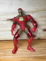 Toy biz Marvel Avengers Heroes Reborn Iron Man 7&#39; Action Figure Vintage 1997 - £7.45 GBP