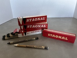 4 Vintage Binny &amp; Smith Staonal C. T. Special NOS Checking Black &amp; White Crayon - £14.70 GBP