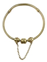 Pandora Women&#39;s Bracelet 14kt Yellow Gold 405836 - £1,105.43 GBP