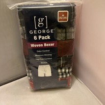 George Men Woven Boxers Size M 32-34" Underwear - $18.98
