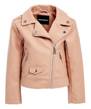 MSRP $80 Urban Republic Rose Smoke Faux-Leather Moto Jacket Rose Size 2T... - $13.17