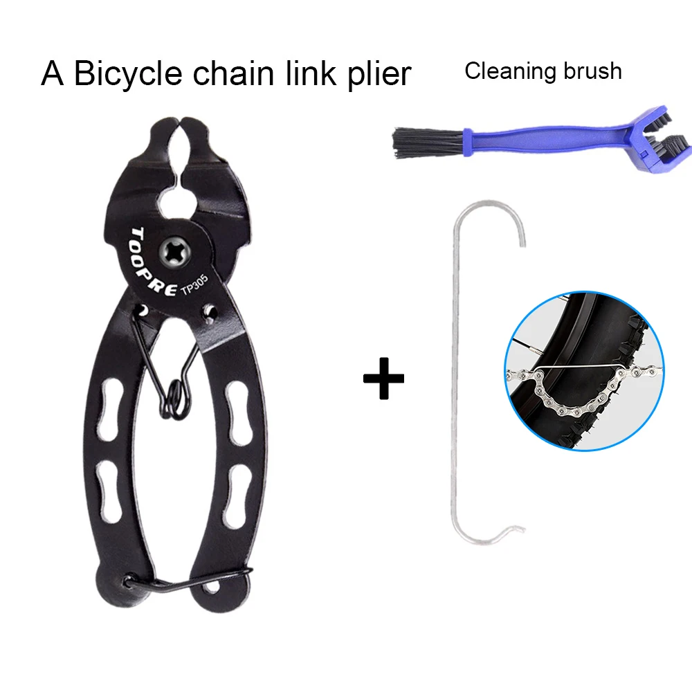 Bicycle Chain Checker Buckle Pliers Mini Bike Chain Clamp Removal Install Quick  - £28.84 GBP