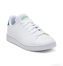 adidas - Advantage K Sneaker Little Kids Size 2 Shoes White/ Green EF0213 - $36.99