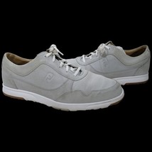 FootJoy Spikeless Golf Cleats Shoes Mens Size 11.5 W Wide Gray Suede - $1,413.68 MXN