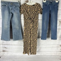 Lot 3 Art Class Cat &amp; Jack Cherokee Girls 5T Clothing Jeans Jumpsuit - $16.99