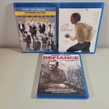 Blu-Ray Movie Lot of 3 Now You See Me, Definance, 12 Years A Slave - £8.58 GBP