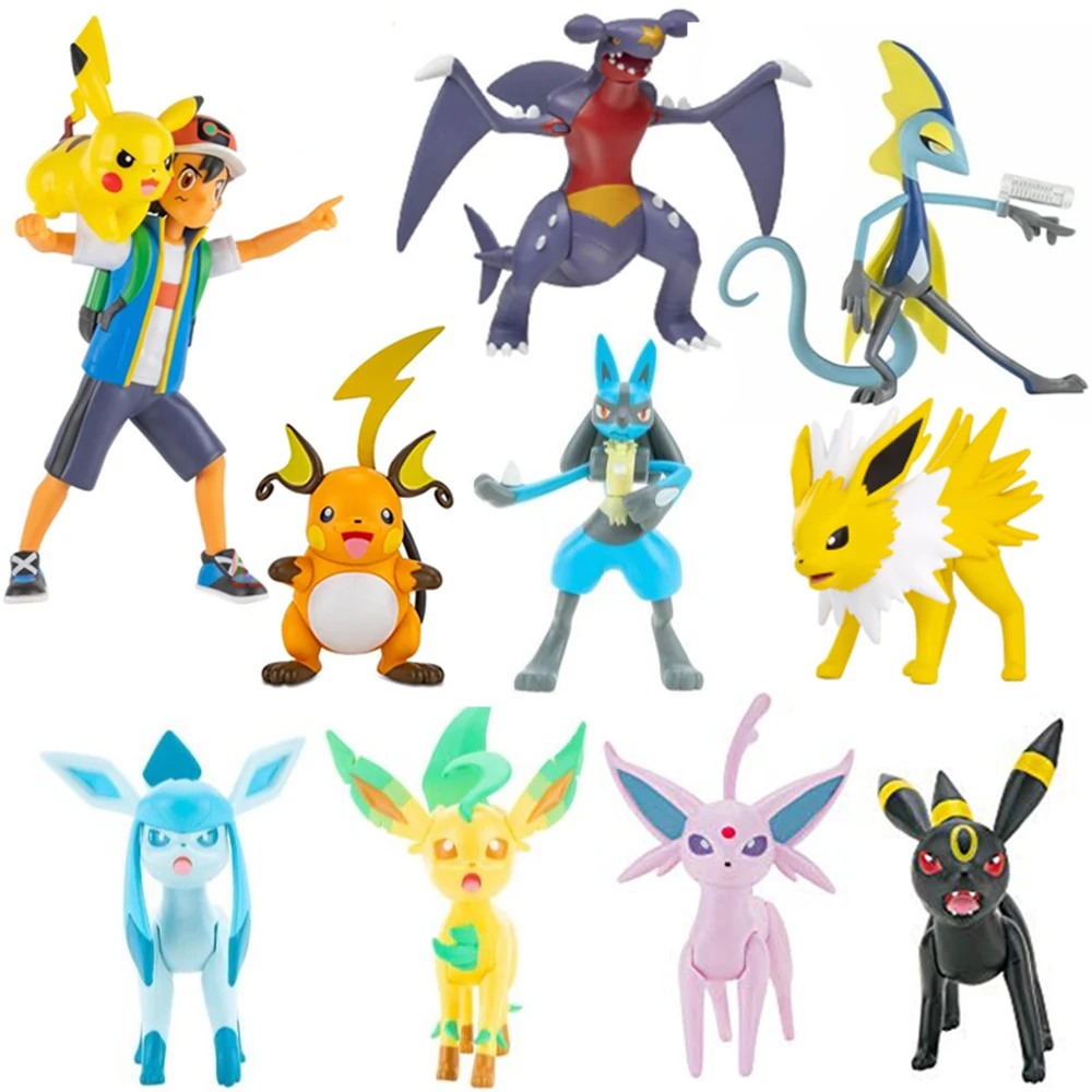 2023 Pokemon Battle Figure Holiday Ash Ketchum Absol Garchomp Lucario Inteleon - £17.91 GBP+