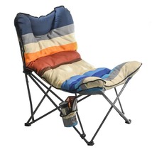 Camping Chair Outdoor Folding Chairs Foldable Portable Lawn Patio Picnic Comfort - £78.62 GBP