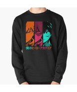 Bakugo - Izuku - Todoroki - My Hero Men&#39;s Pullover Black Sweatshirt - £26.43 GBP