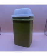 Vintage Pickle Keeper 1970&#39;s Tupperware Avocado Green 3 Pc. Complete  - $15.83