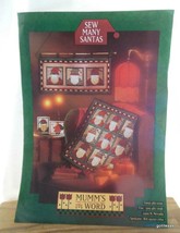 Mumm&#39;s the Word &quot;Sew Many Santas&quot; Instructions for Quilt and Card Keeper 1994 - £11.13 GBP