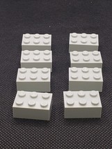 LEGO Parts Light  Gray Brick 2 x 3 No 3002 QTY 8 1618/16 - £0.92 GBP