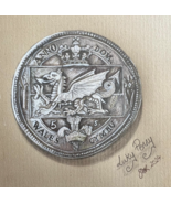 Pencil Drawing of 1887 Welsh Lucky Penny - Digital Print - $15.00