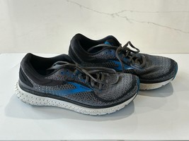 Brooks Glycerin 18 Mens Size 9 D Black Gray Blue Athletic Running Shoes ... - £31.10 GBP