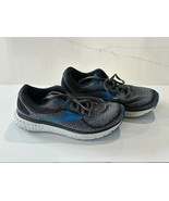Brooks Glycerin 18 Mens Size 9 D Black Gray Blue Athletic Running Shoes ... - £30.98 GBP