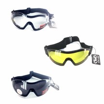 Global Vision Biker Goggle, Z-33, Assorted Lenses Color w. Adjustable Strap - $24.99