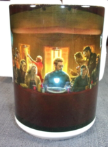 New Avengers Last Supper 15 Oz White Coffee Mug Dishwasher Microwave Safe - $24.29
