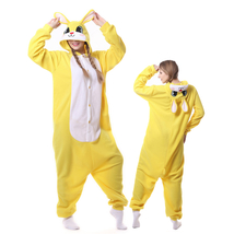 Yellow Rabbit  Adult Onesies Animal Cartoon Kigurumi Pajamas Halloween Cosplay - £24.12 GBP