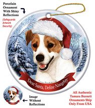 Assorted Jack Russell Terrier Howliday Dog Christmas Ornament Decoration - £11.56 GBP