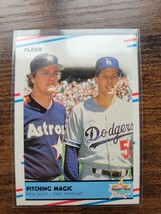 1988 Fleer #632 Pitching Magic - Mike Scott/Orel Hershiser - MLB - Fresh Pull - $1.87