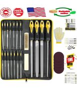 Versatile 26-Piece File Set with Gloves &amp; Sanding Papers for Craftsmanship - $810.95 MXN