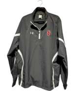 Under Armour Protect This House Loose 1/4 Zip Windbreaker Red SF logo Me... - $16.25