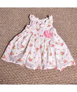 Little Me Floral Dress Size 12 Some Fabric Bleeding See Photos - $9.22